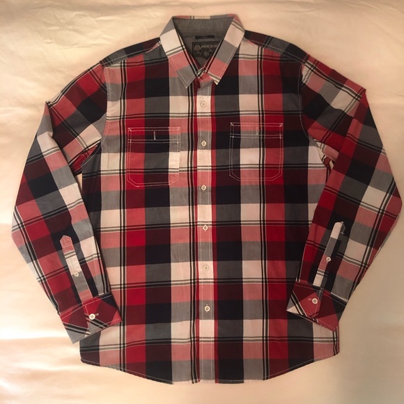 American Rag Plaid Button Up - Picture 1 of 3